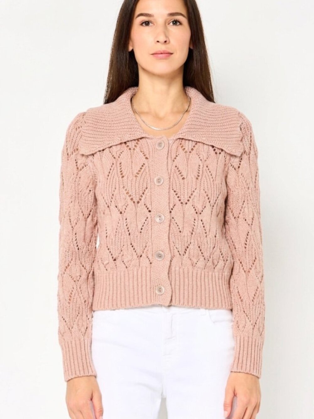 Sincerely Jules Pointelle Cardigan